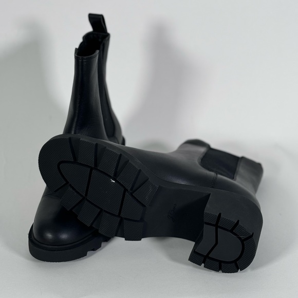 New JCrew Lug-sole Chelsea boots in leather - Picture 4 of 4